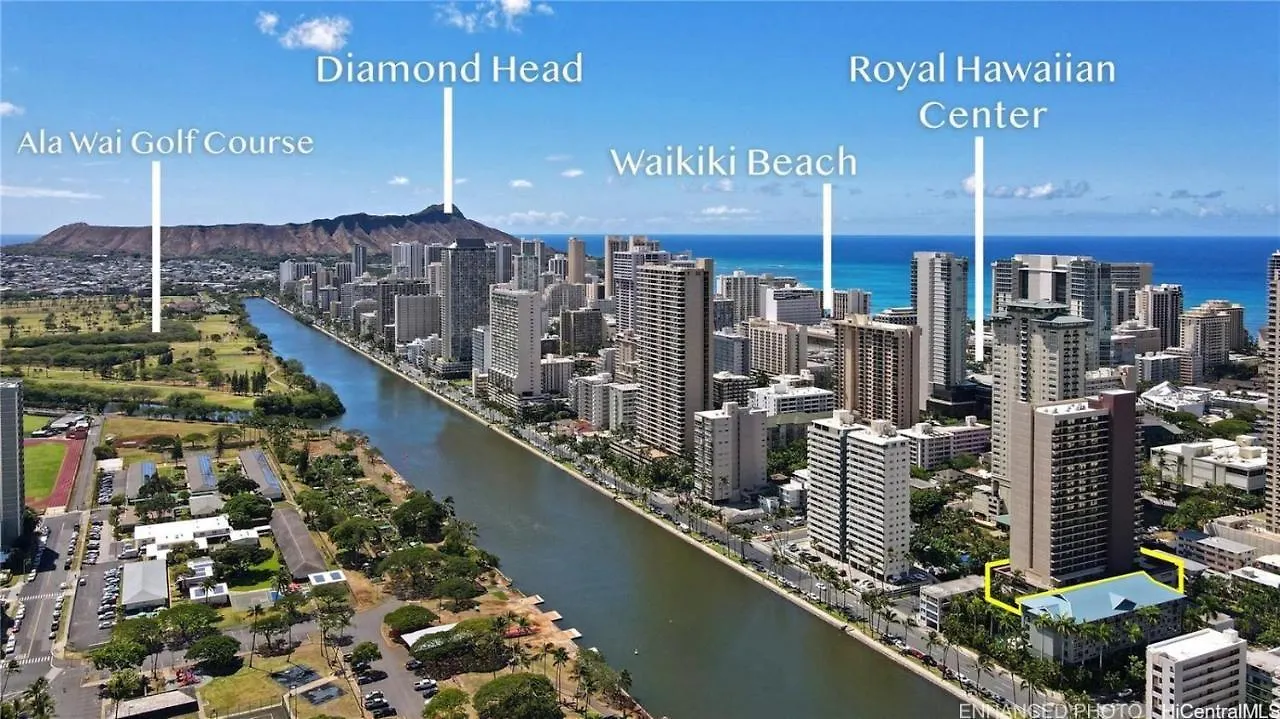 21St Floor Renovated Studio With 2 Queen Beds Honolulu